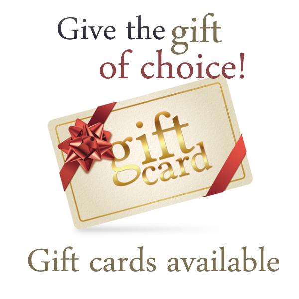 gift card - give the gift of choice