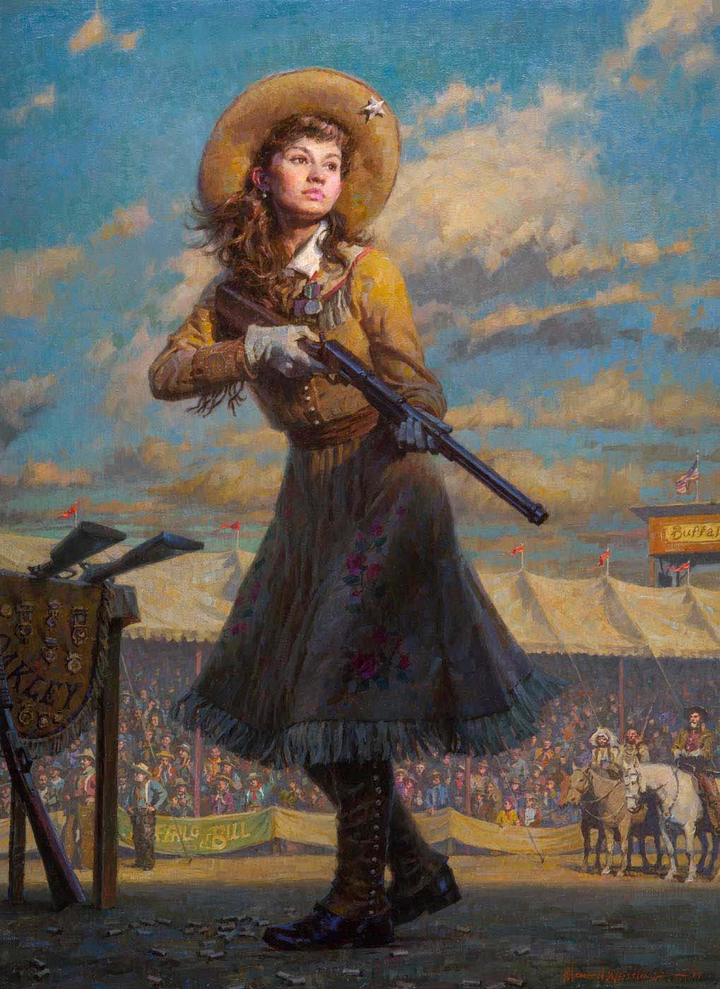 Little Sure Shot, Annie Oakley - Picture This Framing & Gallery
